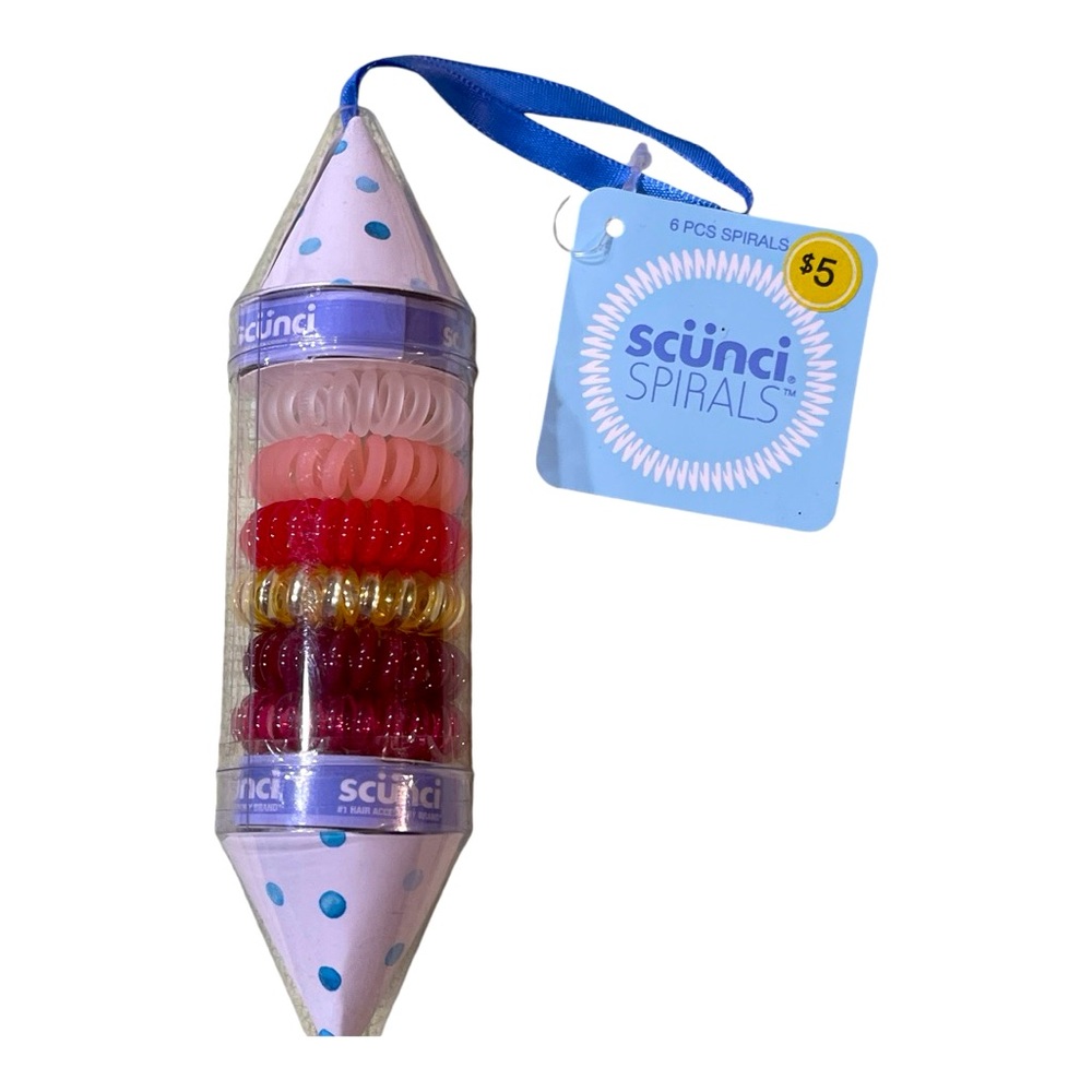 🩷❤️SUPER CUTE Scrunci Spirals hair ties 5-pack🩷❤️